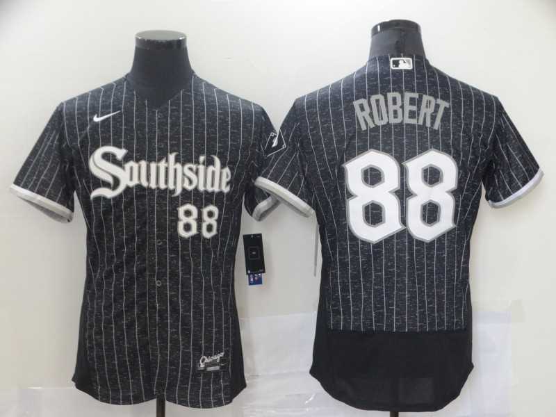 White Sox 88 Luis Robert Black 2021 City Connect Flexbase Jersey,We sell and wholesale White Sox 88 Luis Robert Black 2021 City Connect Flexbase Jersey on line form chian!